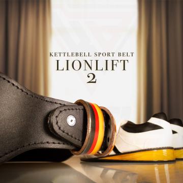 La cintura per kettlebell sport LionLift 2 di Kettleblaze