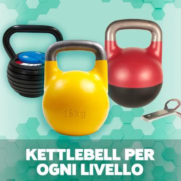 Kettlebell componibili e da competizione per tutti i livelli di fitness