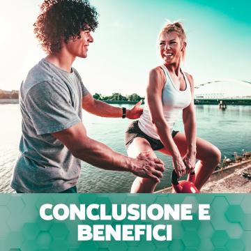 Soddisfazione post-allenamento con esercizi kettlebell