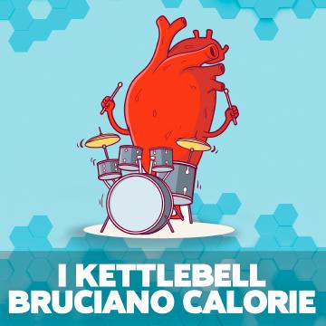 Gli esercizi con i kettlebell ti consentono di bruciare molte calorie. In soli 30 minuti di allenamento puoi consumare anche molto di più che in altre attività come la camminata o un allenamento di base in palestra!