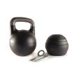 La kettlebell modulaire FlexiBell 2 de près avec les disques de poids inclus